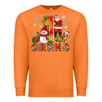 1st Christmas Santa And Snowman Premium Sweatshirt | Teevron