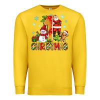 Lemon 1st christmas santa and snowman Premium Sweatshirt - Zillion Design Studio