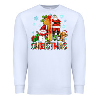 White 1st christmas santa and snowman Premium Sweatshirt - Zillion Design Studio