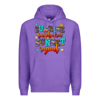 Purple sunrise sunburn sunset repeat Premium Hoodie - AdoDesignShop
