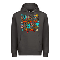 Smoke sunrise sunburn sunset repeat Premium Hoodie - AdoDesignShop