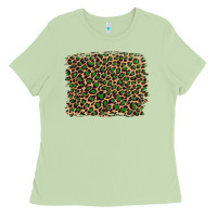 Matcha leopard with green glitter Ladies Tee - Artiststas
