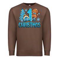 Chestnut 1st christmas gingerbread boy Premium Sweatshirt - Zillion Design Studio