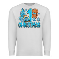 Dove Grey 1st christmas gingerbread boy Premium Sweatshirt - Zillion Design Studio