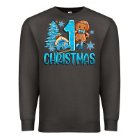 Smoke 1st christmas gingerbread boy Premium Sweatshirt - Zillion Design Studio