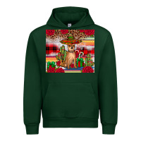 Forest Green Chihuahua Christmas Urban Hoodie - JahusDesignShop