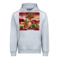 Heather Grey Chihuahua Christmas Urban Hoodie - JahusDesignShop
