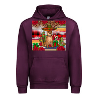 Mauve Wine Chihuahua Christmas Urban Hoodie - JahusDesignShop