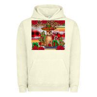 Pigment Pistachio Chihuahua Christmas Urban Hoodie - JahusDesignShop