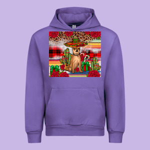 Chihuahua Christmas Urban Hoodie Designed By Jahusdesignshop