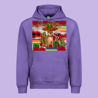 Chihuahua Christmas Urban Hoodie Designed By Jahusdesignshop