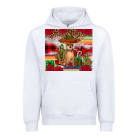 White Chihuahua Christmas Urban Hoodie - JahusDesignShop