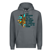 Rock sunflower they whispered to her Premium Hoodie - AdoDesignShop