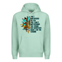 Seafoam sunflower they whispered to her Premium Hoodie - AdoDesignShop