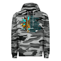 Slate Camo sunflower they whispered to her Premium Hoodie - AdoDesignShop
