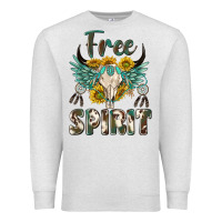 Oatmeal Heather western boho free spirit Premium Sweatshirt - texasbilliewilder