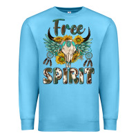 Ocean Blue western boho free spirit Premium Sweatshirt - texasbilliewilder