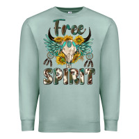 Seafoam western boho free spirit Premium Sweatshirt - texasbilliewilder