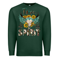 Sports Green western boho free spirit Premium Sweatshirt - texasbilliewilder