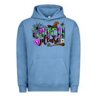 Pigment Pebble Blue witch please Urban Hoodie - AdoDesignShop