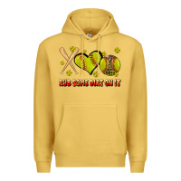 Antique Gold rub some dirt on it softball Premium Hoodie - JahusDesignShop
