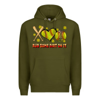 Army Green rub some dirt on it softball Premium Hoodie - JahusDesignShop