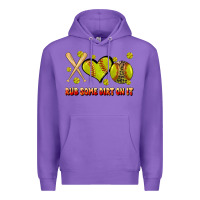 Purple rub some dirt on it softball Premium Hoodie - JahusDesignShop
