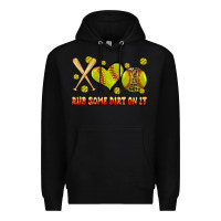 Black rub some dirt on it softball Premium Hoodie - JahusDesignShop