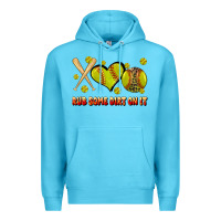 Ocean Blue rub some dirt on it softball Premium Hoodie - JahusDesignShop