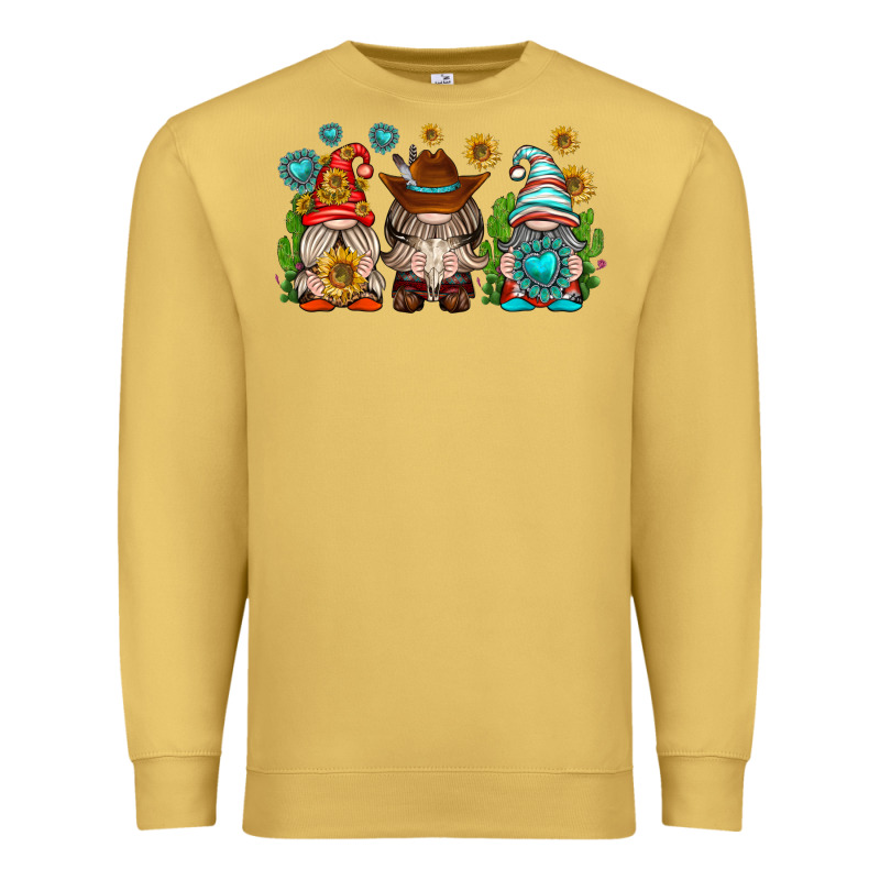 Western Gnomies Premium Sweatshirt by texasbilliewilder | Teevron