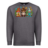 Charcoal Heather western gnomies Premium Sweatshirt - texasbilliewilder