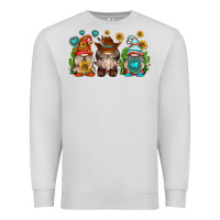 Dove Grey western gnomies Premium Sweatshirt - texasbilliewilder