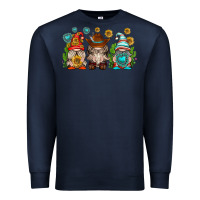 Navy western gnomies Premium Sweatshirt - texasbilliewilder