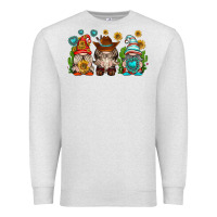 Oatmeal Heather western gnomies Premium Sweatshirt - texasbilliewilder
