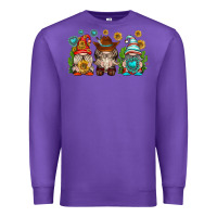 Purple western gnomies Premium Sweatshirt - texasbilliewilder