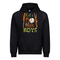 Black let's do this boys baseball Urban Hoodie - BundleAndBundleShop