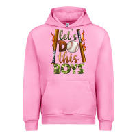 Fuchsia Pink let's do this boys baseball Urban Hoodie - BundleAndBundleShop
