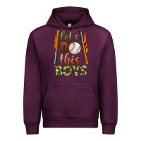 Mauve Wine let's do this boys baseball Urban Hoodie - BundleAndBundleShop