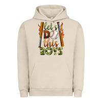 Pigment French Oak let's do this boys baseball Urban Hoodie - BundleAndBundleShop