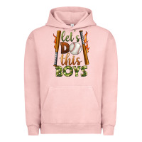 Pigment Salmon let's do this boys baseball Urban Hoodie - BundleAndBundleShop