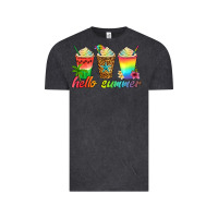 Vintage Black hello summer Vintage Tee - Artiststas
