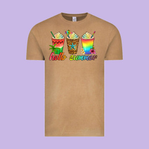 Hello Summer Vintage Tee Designed By Artiststas