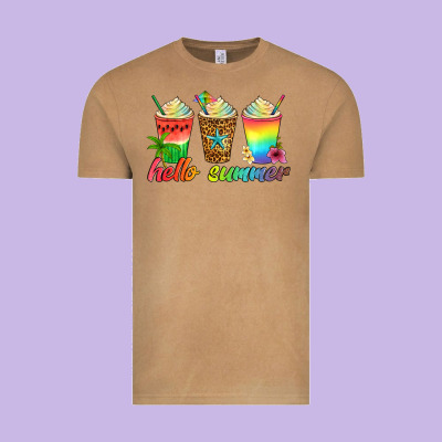 Hello Summer Vintage Tee Designed By Artiststas