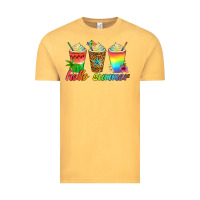 Vintage Mustard hello summer Vintage Tee - Artiststas
