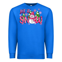 True Royal pink christmas let it snow Premium Sweatshirt - Zillion Design Studio