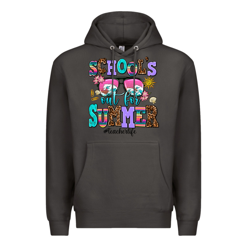 School's Out For Summer Teacherlife Premium Hoodie by AdoDesignShop | Teevron