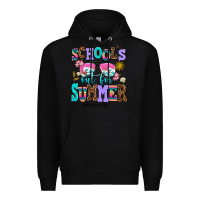 Black school's out for summer teacherlife Premium Hoodie - AdoDesignShop
