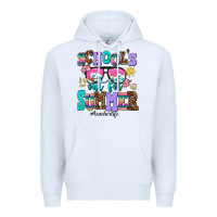 White school's out for summer teacherlife Premium Hoodie - AdoDesignShop