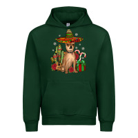 Forest Green Chihuahua Christmas Urban Hoodie - JahusDesignShop