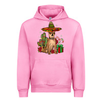 Fuchsia Pink Chihuahua Christmas Urban Hoodie - JahusDesignShop